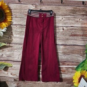 Vintage Bell bottoms  women's  size / go by measurements maroon pre-owned